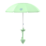 Beach Umbrella and Umbrella Stand Anchor in Green