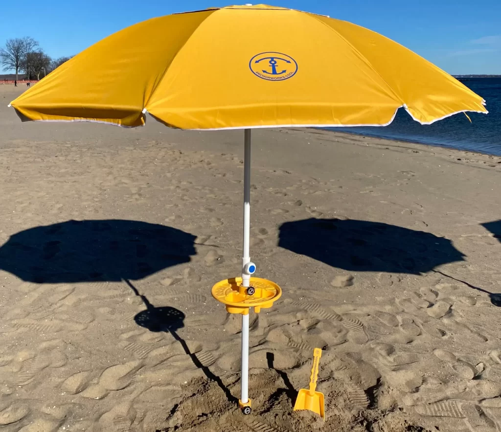 Orange Mini with Orange AW Classic Beach Umbrella